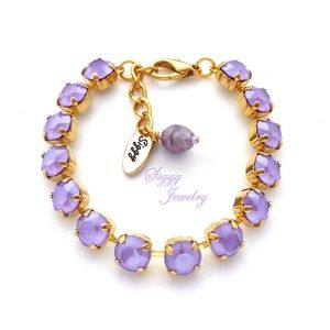 Swarovski® Crystal Lilac Tennis Bracelet